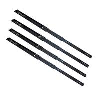 Glissières à glissières 20 pouces (50 cm) en acier NUZAMAS 2 paires de glissières à tiroir pour roulement à billes, extension totale pour le côté des tiroirs