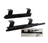 Glissières à roulement à billes en métal robuste pour clavier, longueur 25,4 cm/30,5 cm, 3 glissières de tiroir à extension complète, pour glissières de tiroir sous le bureau, glissières d'étagère