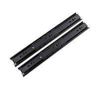 Glissières à roulements à billes, Glissières de tiroir à roulement billes, extension fermeture douce, montage latéral 30KG, 11-15 pouces, paquet 2(15inches)