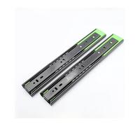 Glissières à roulements à billes, Glissières de tiroir à roulement billes, montage latéral, fermeture douce, extension complète, 10 20 pouces, paquet 2(Iron-20in(500mm))