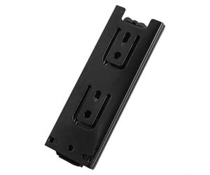 Glissières courtes à trois plis de 45 mm de large, montage latéral, extension complète, rails à roulement à billes pour petites armoires miniatures de 125 mm