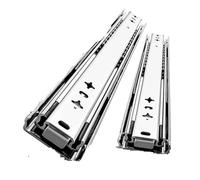 Glissières d'armoire à montage latéral 1 Paire De Glissières Tiroir Robustes À Extension Complète, Montage Latéral Sans Verrous(36inch90cm)