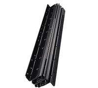 Glissières d'armoire à montage latéral Glissière de tiroir à montage sous plan robuste 16 24 32 40 pouces cadre inférieur Glissières installation inférieure Charge 260 lb(1000-2250 black)