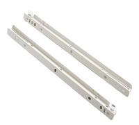 Glissières d'armoire à montage latéral Glissières de tiroirs Deux rails d'armoire Épaississement la goulotte table d'ordinateur Armoires à vêtements Clavier Poulie rouleaux Meubles(16inch(40cm))