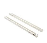 Glissières d'armoire à montage latéral Tiroir, rail, deux glissières, bureau d'ordinateur épaississant, vêtements, armoire, clavier, rouleau, de poulie(22 inches 55cm)