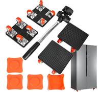 Glissières de déménagement de meubles robustes - Roues rotatives à 360° pour un déplacement facile | Idéal pour les lits, les bureaux, les cuisines et les salles de séjour - Diable parfait pour la