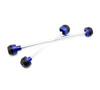 Glissières De Fourche Avant Et Arrière Moto, Accessoires Protection Roue pour CBR600RR 2009-2015 CBR 600 RR(Blu)