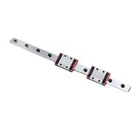 glissières de guidage de mouvement linéaire 1 guide de rail linéaire MGN7H + chariot coulissant miniature for MGN7 CNC 300 350 400 450 500 600 mm(550mm)