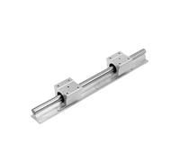 Glissières de guidage de mouvement linéaire en mét Rail linéaire SBR10 Longueur 100-550 mm 1 jeu : 1 guide linéaire SBR10 + 2 blocs SBR10UU(200mm)
