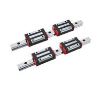 glissières de guidage de mouvement linéaire Kit de rail guidage linéaire carré HGR20 20 mm avec bloc chariots HGH20CA for routeur CNC(300mm)