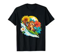 Glissières de Rat musqué sur Un traîneau géant à Feuilles T-Shirt
