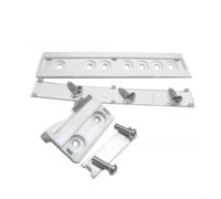 Glissières de réfrigérateur encastrables ultra résistantes pour portes cachées - Mécanisme coulissant mobile silencieux pour Midea pour haier et congélateurs Hisense Blanc