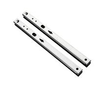 Glissières de tiroir, 1 paire de glissières à billes for tiroirs micro, deux sections, 17 mm large, en acier, for pliants, quincaillerie for meubles(214MM)