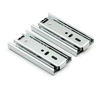 Glissières de tiroir, 2 pièces petites glissières de tiroir 4 ''6'' 8 pouces, Rails d'armoires quincaillerie meubles, Rail en d à 3 Sections(4 inch 10cm)