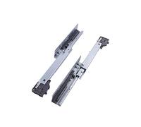 Glissières de tiroir à extension complète avec raccords encastrés à 3 plis - Fermeture douce - Glissières silencieuses - Capacité montée en bas - 35 kg - 25,4 cm, 30,5 cm, 35,4 cm, 40,6 cm, 50,8 cm