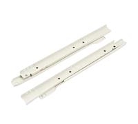 Glissières de tiroir à fermeture douce sous le pla 1 Ensemble De Glissières Tiroir, Meubles À Poulie Rouleau Clavier Épais(14inch(35cm))