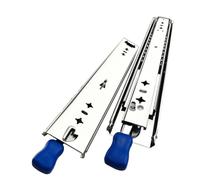 Glissières de tiroir à fermeture douce sous le plan Glissière De Tiroir Robuste À Extension Complète, 53 Mm, Triple Rail Guidage, Avec Verrouillage(12inch(300mm))