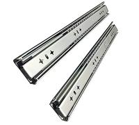 Glissières de tiroir à roulement à Billes Robustes, Rails télescopiques 12 28 40 60 Pouces - pour Industriel, Cuisine, Armoire d'escalier, Chariot, éère à Mots clés, détachables, faciles à