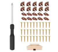 Glissières De Tiroir De Meuble - Kit De Réparation À Installation Facile,Guide De Rails Pour Commode | Pour Armoire Commode Table De Chevet Cuisine Chambre Chambre D'Enfant Dortoir Hôtel Restaurant