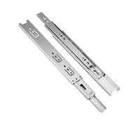 Glissières de tiroir de rechange - Rails métalliques haute performance avec roulement à billes - Côtés stables de l'armoire de montagne - Glissière lisse pour meubles de cuisine, armoire, tiroir