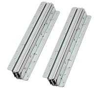 Glissières de tiroir d'escalier, glissières Robustes, glissières à Extension complète, roulements à Billes Lisses, Pas faciles à déformer, glissières montées en Bas (Couleur : Argent, Taille :