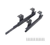 Glissières de Tiroir Étagère À Clavier 10 Pouces 12 Pouces Tiroir À Clavier Coulissant Glissières À Roulements À Rouleaux Extension Complète 1 Paire 45Kg (Size : 240mm/10inch)