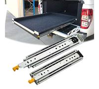Glissières de tiroir, glissières d'armoire 300 à 1 500 mm - paire robustes Montage latéral for étagère marchandises, armoires, tiroirs industriels, camping-cars, rail coulissant(1500mm(60Inch))