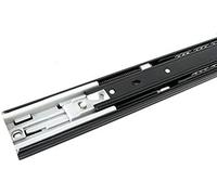 Glissières de tiroir, Glissières de tiroir en acier laminées à froid 10 20 pouces, rail fermeture douce, silencieuse, Rails coulissants trois sections(Buffer 20 Inch 50cm)