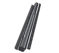 GlissièRes De Tiroir Glissières de tiroir robustes à montage inférieur, capacité charge 260 LB, Extension complète, roulement billes, Rail d'escalier caché for armoire, 400-900mm, 1 pièces