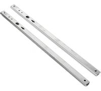 Glissières de tiroir, rails coulissants, glissières, 1 paire de glissières télescopiques à roulement à billes robustes de 182 mm à 406 mm, kit de réparation(8inches (182mm))