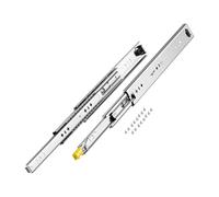 Glissières de tiroir robustes 250 lb, montage latéral verrouillable à roulement à billes, longueur réglable de 16 à 60 pouces(36 inch)