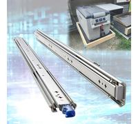 Glissières de tiroir robustes à extension complète avec glissières à roulement à billes et mécanisme de verrouillage pour boîtes à outils et solutions de rangement