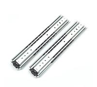Glissières de tiroir robustes à extension complète en acier à roulement à billes pour tiroirs de 700 mm à 2000 mm - Support de montage latéral en 3 plis - Supporte 220 500 kg - 1 paire (taille : 16)