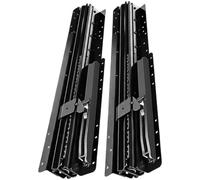 Glissières de tiroir robustes à montage inférieur sous les escaliers, extensions complètes, rails cachés (amortissement tampon, glissières lourdes, 400 à 900 mm = 400 mm / 16in)