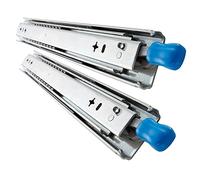 Glissières de tiroir robustes de 1200 mm avec roulement à billes en 3 plis Ra, extension complète, glissières latérales en acier, capacité de 120 kg, parfaites pour un fonctionnement fluide des