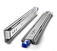 Glissières de tiroir robustes de 250 1 000 mm à extension complète en 3 sections avec rails de tiroir industriels de 53 mm de largeur pour un glissement fluide et durable