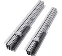 Glissières de tiroir Robustes, glissières d'escalier, glissières à Extension complète, Fermeture Tampon, roulements à Billes en Acier Massif, Paire de glissières montées en Bas (Taille : 600-1100