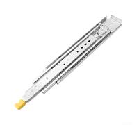 Glissières de tiroir verrouillables à roulement à billes de 25,4 cm - Extension complète - Glissières robustes pour bancs d'atelier, coffres à outils et équipements mobiles (25 cm)