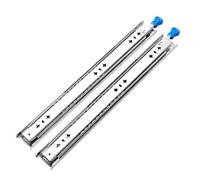 Glissières de tiroir verrouillables robustes à verrouillage complet avec verrou - Glissières de tiroir industrielles avec verrou - Extension complète à 3 volets - Installation latérale de tiroir