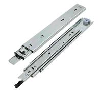 Glissières de tiroir verrouillables robustes de 117,9 kg, extension complète à 3 plis, rails en acier de 30,5 cm pour un fonctionnement fluide et une durabilité