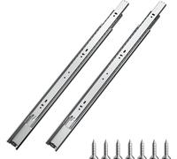 Glissières de tiroir VEVOR, 45 cm, capacité de charge 45 kg, glissières de tiroir de commode robustes à montage latéral, glissières de tiroir pour le remplacement de DIY