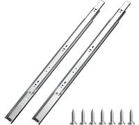Glissières de tiroir VEVOR 55 cm glissières de tiroir de commode robustes à montage latéral, glissières de tiroir pour le remplacement de DIY