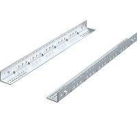 Glissières fixes RITTAL 1 HE, 345 mm 2 pièces