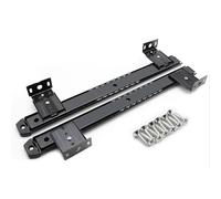 Glissières Pour Tiroirs Ou Tablette Clavier - Avec Roulement À Billes Et Équerre De Montage, Réglables Hauteur, Rail Plateau Coulissant, Coulisse À Tiroirs Sous La Table, 1 Paire