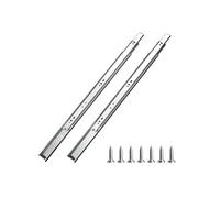 VEVOR Glissières de Tiroir, 10 Paires, Coulisses de Tiroir à Billes à Montage Latéral 550 mm Capacité de Charge 45 kg, Rail de Guidage en Acier au Carbone à Extension Complète pour Armoire Cuisine