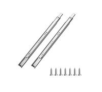 VEVOR Glissières de Tiroir, 10 Paires, Coulisses de Tiroir à Billes à Montage Latéral 500 mm Capacité de Charge 45 kg, Rail de Guidage en Acier au Carbone à Extension Complète pour Armoire Cuisine