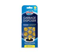 Glisten DPLM12T Disposer Care Disposer and Drain Freshener-0.81 Fluid Ounces-Lemon Scented Disposal Odor Remover by Summit Brands