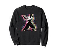 Glitch Art Aïkido Arts Martiaux Aïkidoka Sweatshirt