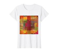 Glitch Art Grille de Corruption de données Motif cybernétique Abstrait T-Shirt Graphique avec Valeur
