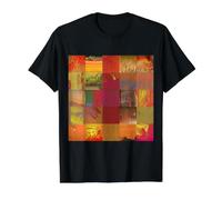 Glitch Art Grille de Corruption de données Motif cybernétique Abstrait T-Shirt Graphique avec Valeur